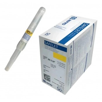 Cateter Periférico Intravenoso 24G Amarelo Teflon - Nipro