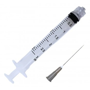 Seringa Bico Lock 3ml Com Agulha 25 X 0,7mm BD