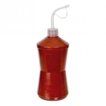 Almotolia 250ml Frasco Marrom com Bico Curvo J. Prolab