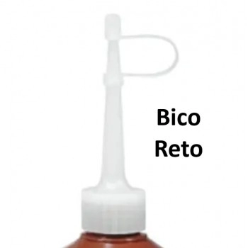 Almotolia 250ml Frasco Marrom com Bico Reto J. Prolab