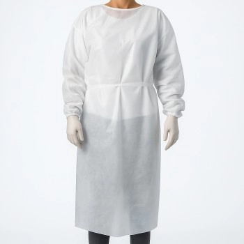 Avental Descartável Manga Longa 40g Tamanho Único - Pacote Com 10 - Medix