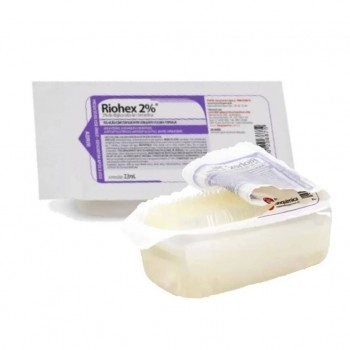 Escova de Assepsia Riohex Clorexidina 2% Antisséptico 22ml Rioquímica