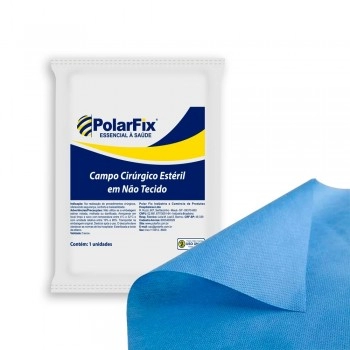 Campo Cirúrgico Estéril 1m x 1m TNT - PolarFix