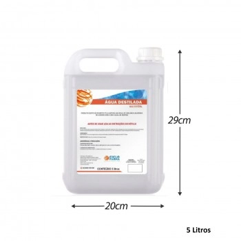 Água Destilada Galão 5 Litros Ciclo Farma