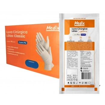 LUVA CIRUR. ESTERIL 7.5 PAR (SUPREME) - MEDIX