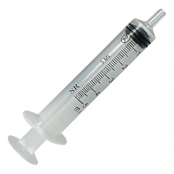 Seringa 5mL Descartável Bico Luer Slip sem Agulha - SR