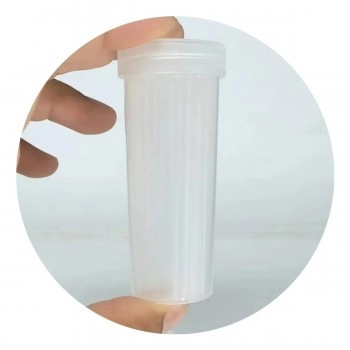 Porta Lâminas Tipo Frasco para Citologia 3 Divisórias Cralplast