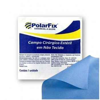 Campo Cirúrgico Estéril 0,4m x 0,4m TNT - PolarFix