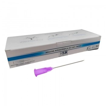 AGULHA EST. 20X5,5 CX C/100UN LILÁS - SR