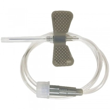 Scalp nº27G Estéril Cinza Acesso Venoso Luer Lock Medix