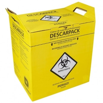 Caixa Coletora de Material Perfurante 13L - Descarbox