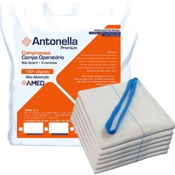 CAMPO OPERATÓRIO 23X25 8G ANTONELLA C/50 UNID.