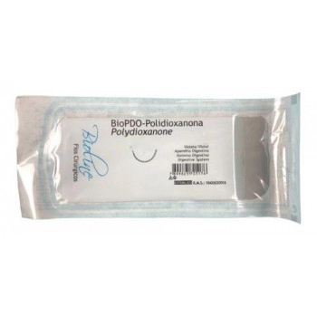 Fio de Sutura Polidioxanona Biopdo 2-0 com Agulha 1/2 3,5 70cm - Bioline