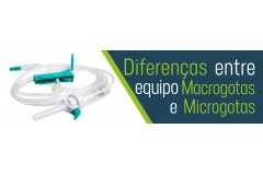 Qual a diferença entre Equipo Macrogotas e Equipo Microgotas?